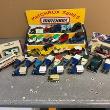 Matchbox Models Of yesteryear. Job Lot of 30+ vans/cars, LLEDO,Corgi No boxes