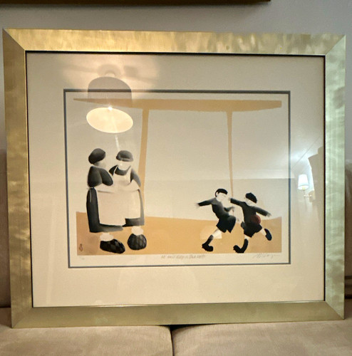 Mackenzie thorpe signed framed - mackenzie,