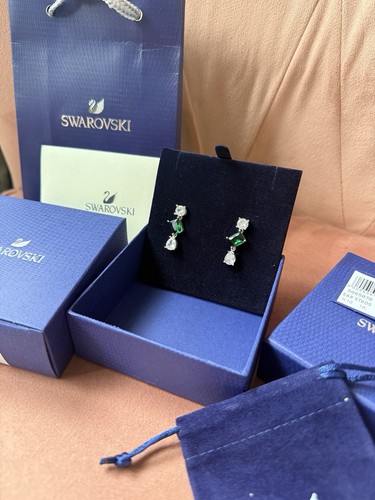 Swarovski drop earrings mixed - earrings,