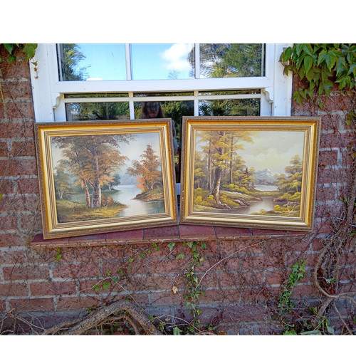 Painting oil canvas x 2 - x,