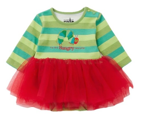 Newborn green striped red - green,
