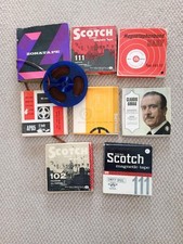 8 reel to reel used spools ¼"