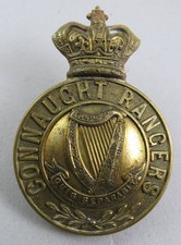 Military QVC Brass Badge The Connaught Rangers British Army Infantry