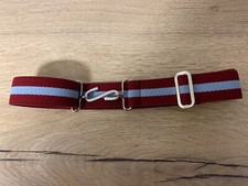 Elasticated Snake Belt Burgundy & Blue 30mm Adult Villa Boys Mens Girls xl V75