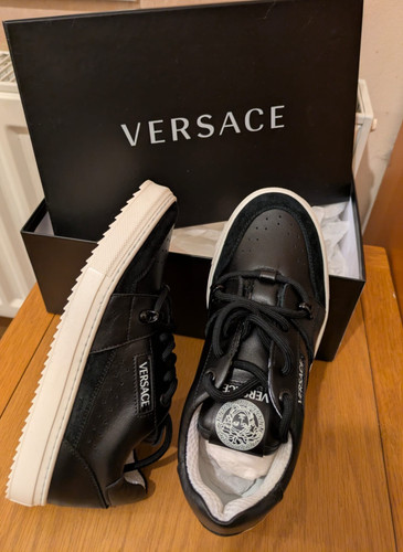Versace boys black shoes bnib - black,