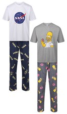 MENS CHARACTER PYJAMAS SLEEP LOUNGE NIGHT WEAR EX UK STORE PJ SETS M-2XL NEW