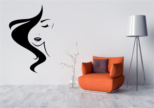 Beautiful woman head hair - head,