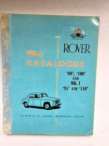 Rover parts catalogue - p4,