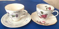  Cup & Saucer Duos, 2 SETS