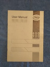Pace 800 - 900 User Manuel for