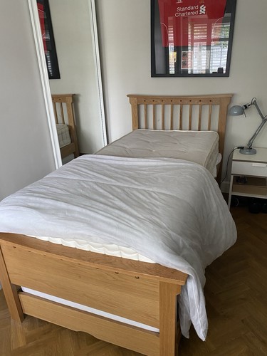 Single bed with trundle - with,