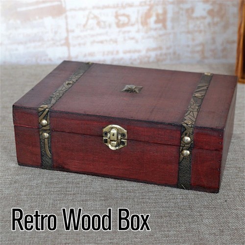 Wooden vintage treasure - treasure, chest