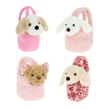 Keel Toys Puppy in a Bag 18cm