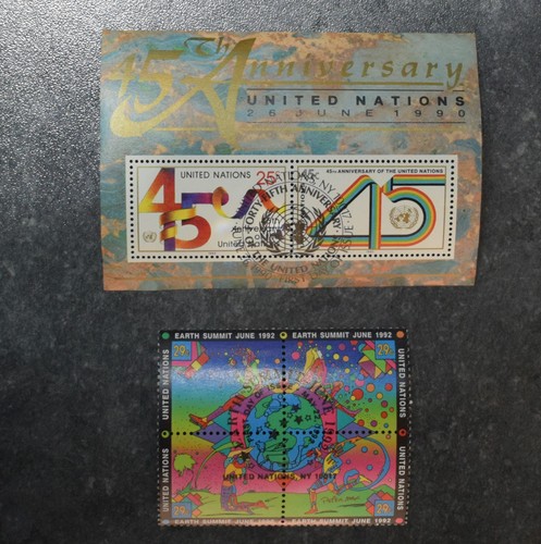 United nations stamps - nations,