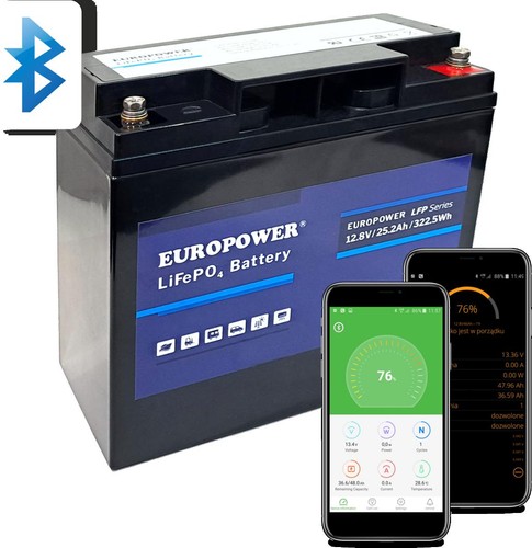 Akumulator lifepo4 europower - ,