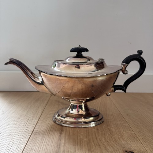 Vintage silver plated teapot - vintage,
