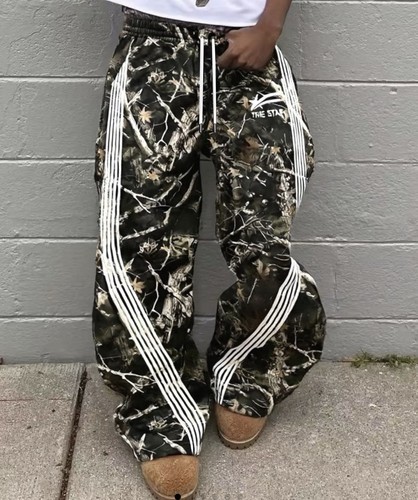 Men streetwear camo striped - streetwear,