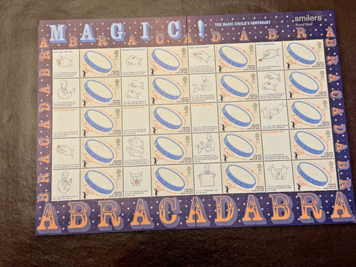 Royal mail smiler sheet magic - sheet,