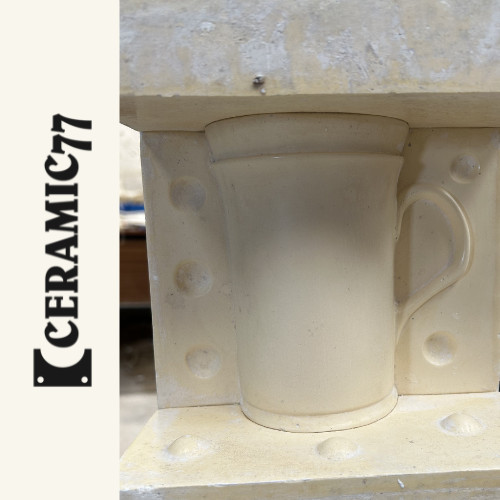 Half pint mug slip cast - mug, *slip