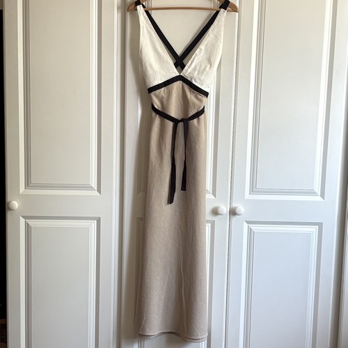 Zara beige linen blend - beige,