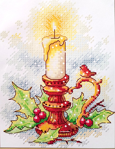 Christmas candles unprinted - christmas,