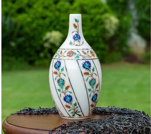 Marble inlay vase - vase, –