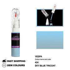 FOR VESPA SKY BLUE TRICOAT 424