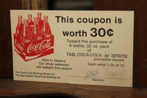 Vintage coke coca cola - 30, cent