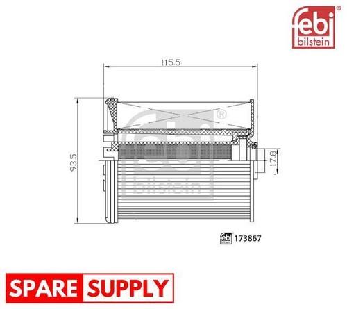 Fuel filter for opel - for,