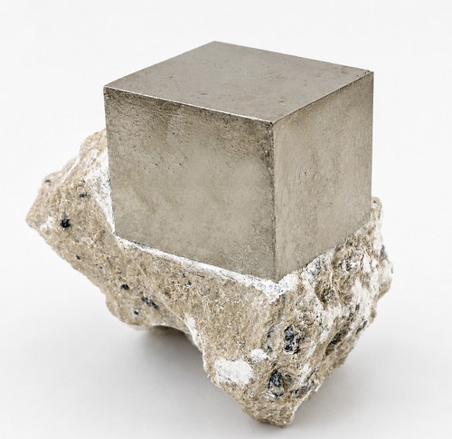 Large elongated pyrite cubic - large,