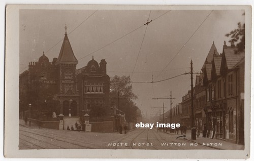 Real photo postcard holte - photo,