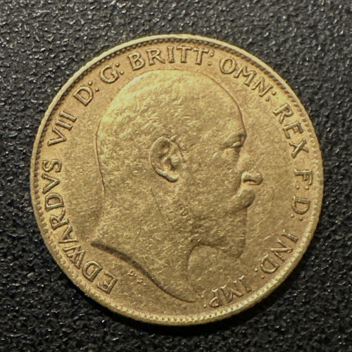 1904 half sovereign gold coin - sovereign,