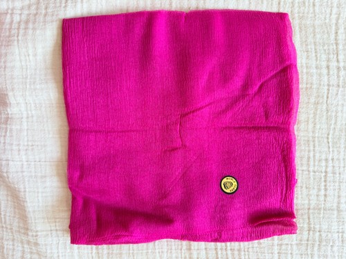 Hot pink crepe - crepe, chiffon