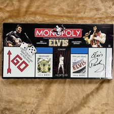 Parker Brothers Monopoly Elvis 25th Anniversary Collector's Edition See Photos