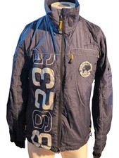 Women’s Waterproof Quba Sails Jacket. Navy Blue & White. Size 1 