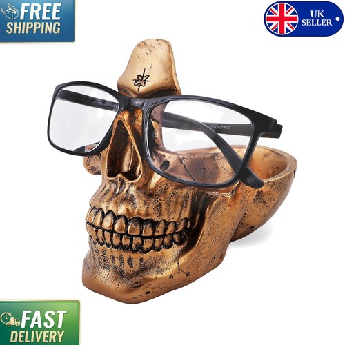 Unique gold skull - gold,