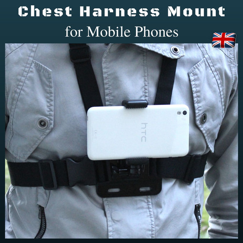Chest body strap harness mount - chest,