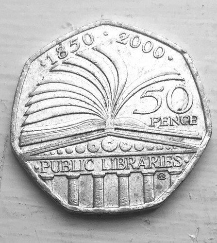 2000 50p coin 150th - coin,