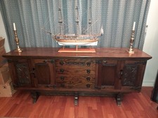 Antique Jacobean revival Oak