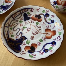 Antique Gaudy Welsh Round Tea