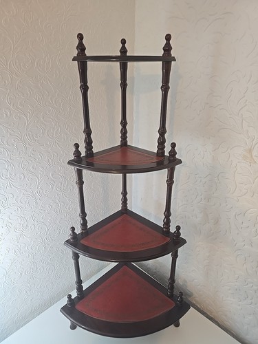 Vintage corner whatnot plant - corner,