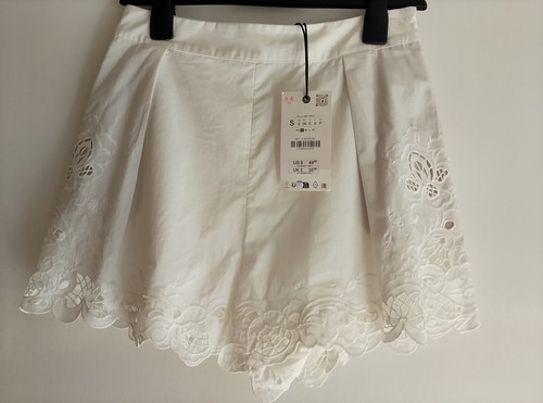 Zara white ivory - zara, embroidered