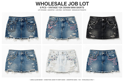 Denim skirts wholesale vintage - denim,