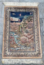 2x3 Feet Luxurious Silk Rug