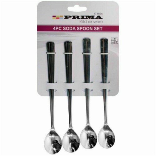4pc stainless steel - stainless, long