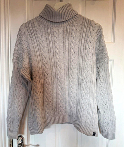 Superdry grey cable knit - superdry,