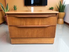 Mid-Century Teak Media Unit Vintage Retro Furniture Small MCM