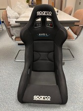 Sparco EVO L QRT Fiberglass Bucket Seat FIA Approved Size Large