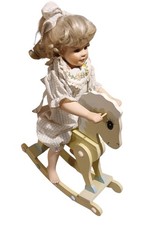 Vintage large porcelain doll - porcelain,