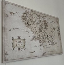 Middle Earth Map Wall Art